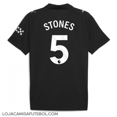 Camisa de Futebol Manchester City John Stones #5 Equipamento Secundário 2025-26 Manga Curta Camisa de Futebol Manchester City John Stones #5 Equipamento Secundário 2025-26 Manga Curta